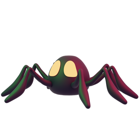 Araña malvada  3D Icon