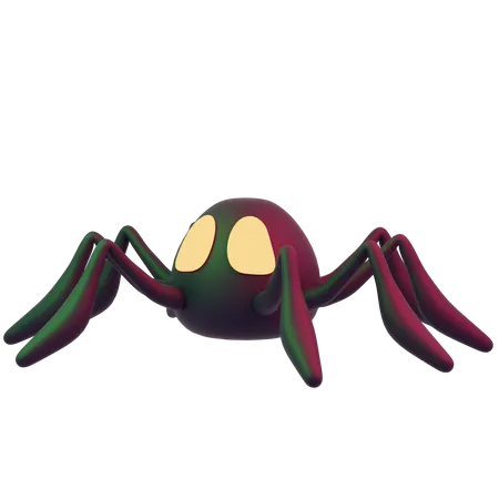 Araña malvada  3D Icon