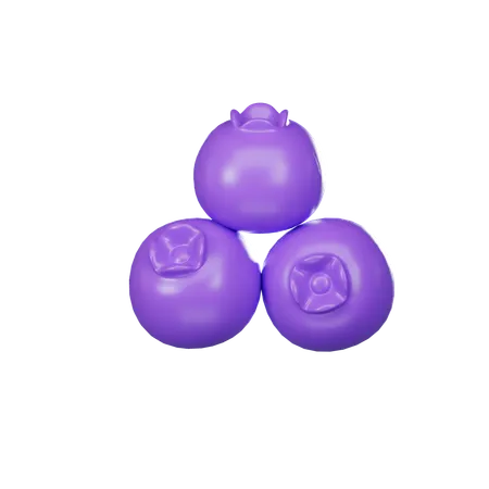 Fruta de arándano  3D Icon