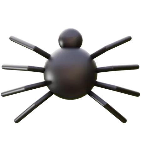 Aranha do dia das bruxas  3D Icon