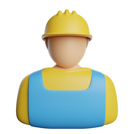Arbeiter  3D Icon