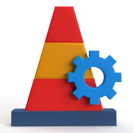 Arbeitsmanagement  3D Icon