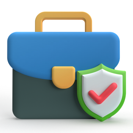 Arbeitsplatzsicherung  3D Icon