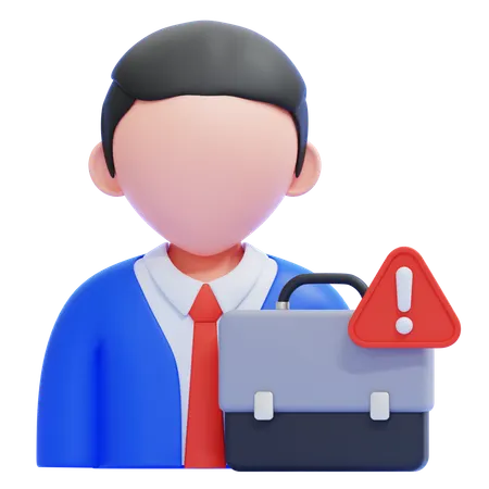 Berufsverlust  3D Icon