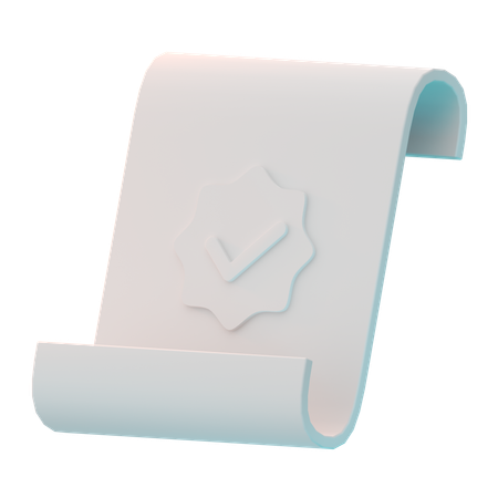 Arbeitsvertrag  3D Icon