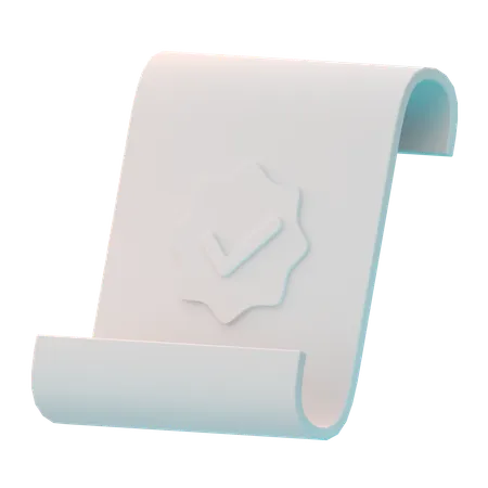 Arbeitsvertrag  3D Icon