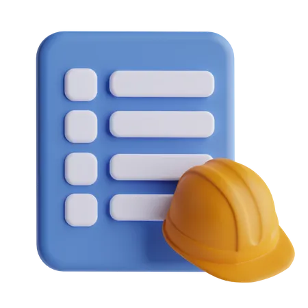 Arbeitsvertrag  3D Icon