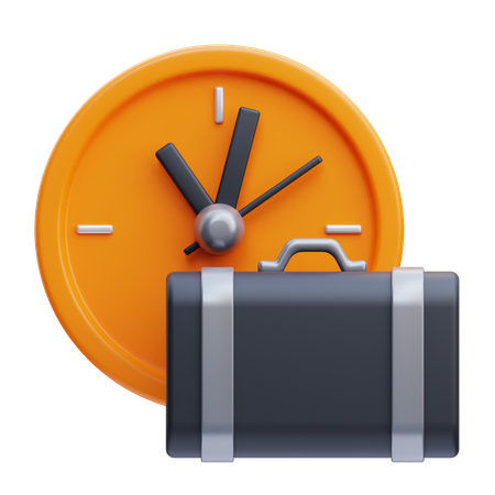 Arbeitszeit  3D Icon