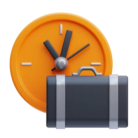 Arbeitszeit  3D Icon