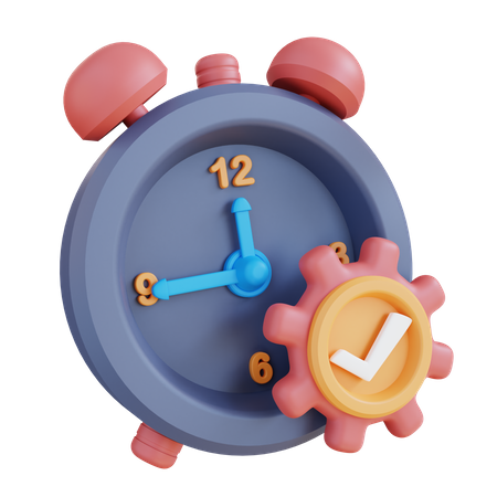 Arbeitszeit  3D Icon