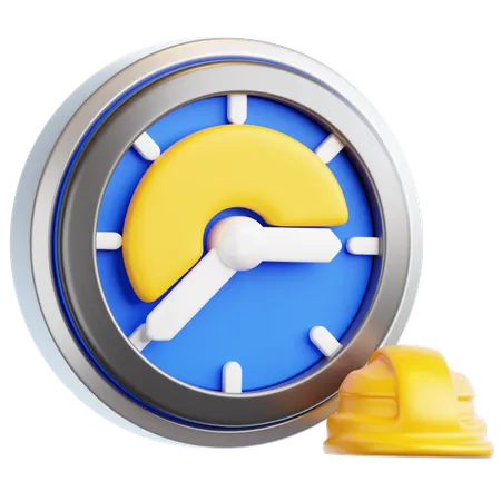 Arbeitszeit  3D Icon