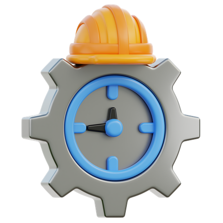 Arbeitszeit  3D Icon