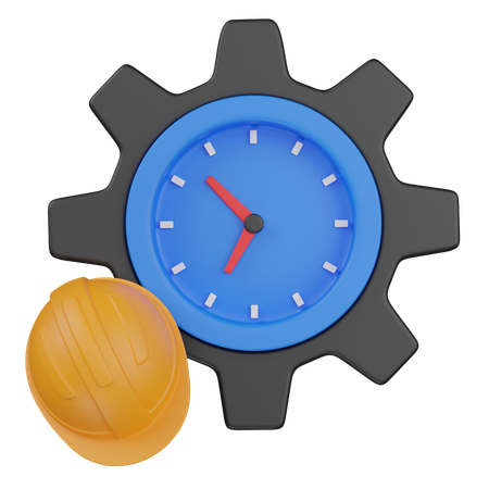 Arbeitszeit  3D Icon