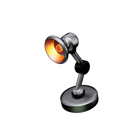 Studie lampe  3D Icon