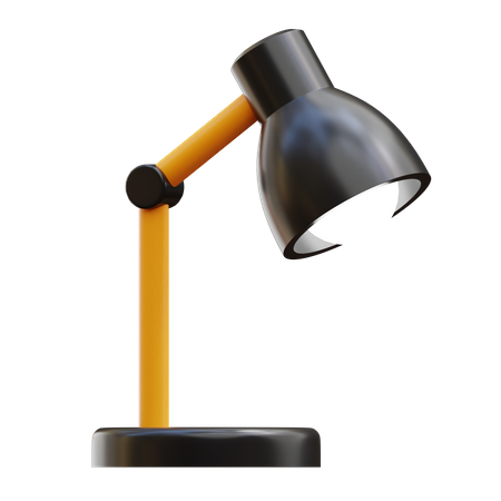 Studie lampe  3D Illustration