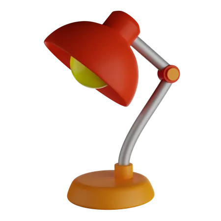 Studie lampe  3D Illustration