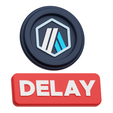 Decisión de retrasar  3D Icon