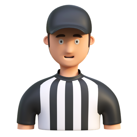 Arbitre de football  3D Icon