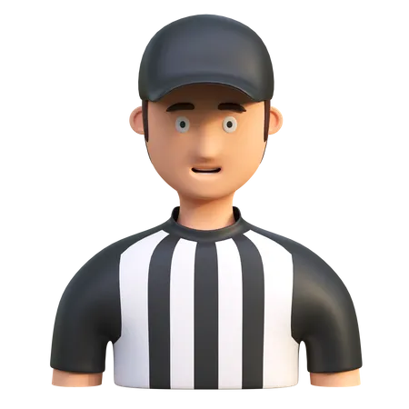 Arbitre de football  3D Icon