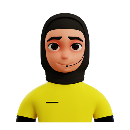 Arbitre féminin  3D Icon