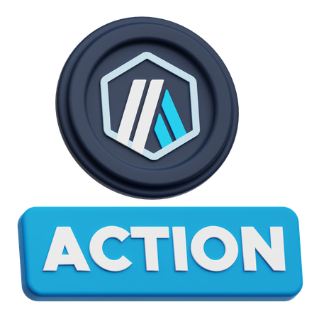 Arbitrum Action  3D Icon