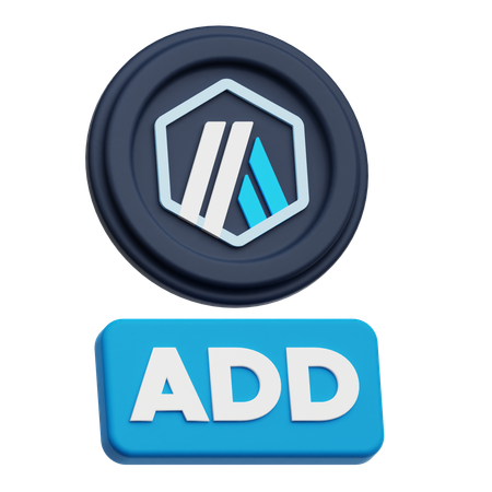 Arbitrum Add  3D Icon