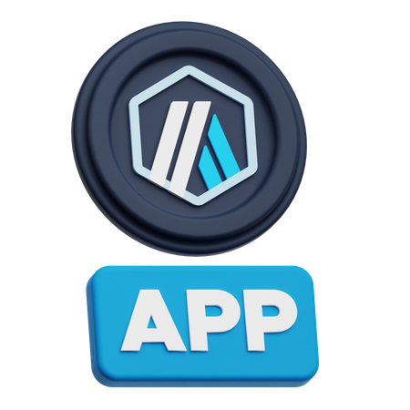 Arbitrum App  3D Icon