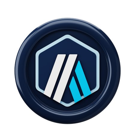 Arbitrum ARB Coin  3D Icon