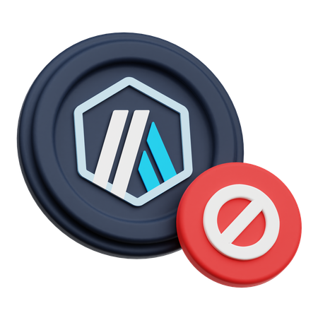 Arbitrum Ban  3D Icon