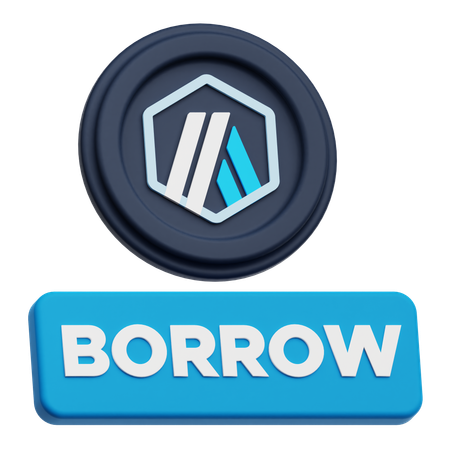 Arbitrum Borrow  3D Icon