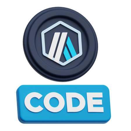 Arbitrum Code  3D Icon