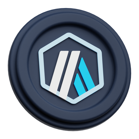 Arbitrum Coin  3D Icon