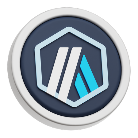 Arbitrum Coin  3D Icon