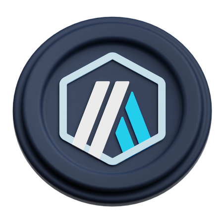 Arbitrum Coin  3D Icon