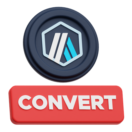 Arbitrum Convert  3D Icon