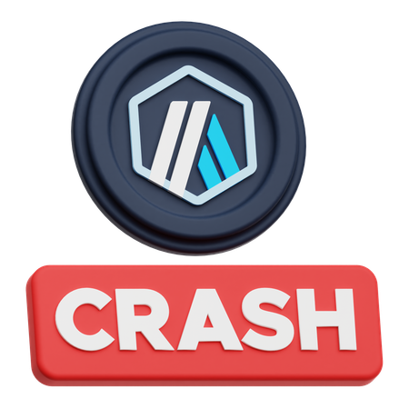 Arbitrum Crash  3D Icon