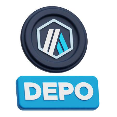 Arbitrum Depo  3D Icon