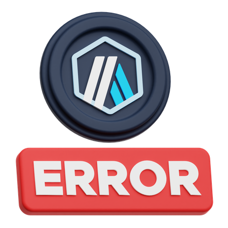 Arbitrum Error  3D Icon