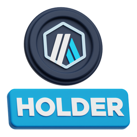 Arbitrum Holder  3D Icon