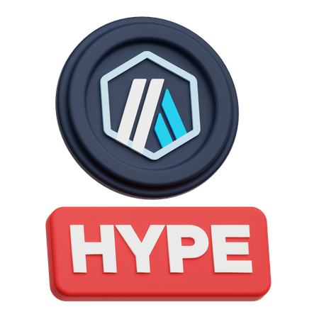 Arbitrum Hype  3D Icon