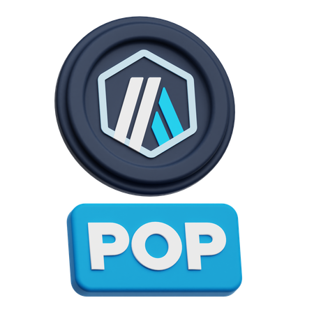 Arbitrum Pop  3D Icon