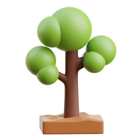 Árbol  3D Icon