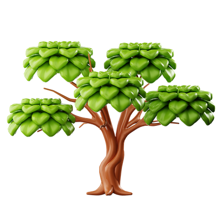 Árbol  3D Icon