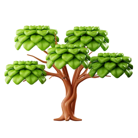 Árbol  3D Icon