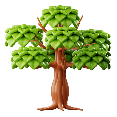 Árbol  3D Icon