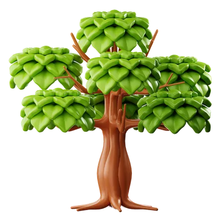 Árbol  3D Icon