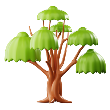 Árbol  3D Icon