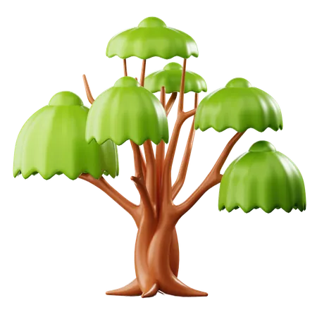 Árbol  3D Icon