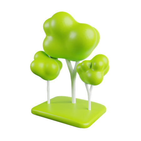 Árbol  3D Icon