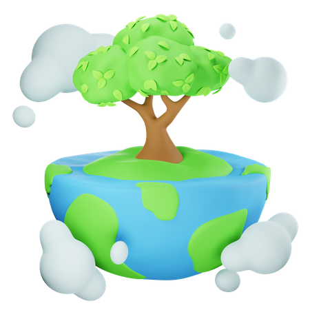 Árbol  3D Icon